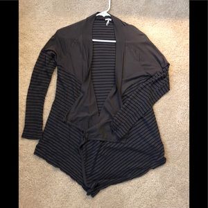 Splendid Blue Striped Cotton wrap